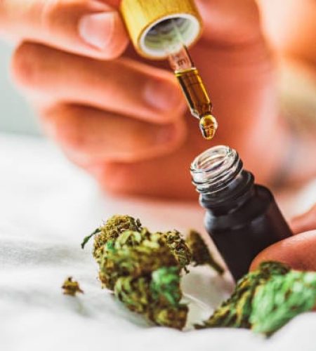 The use of cannabis as medicine has not been rigorously tested due to production and governmental restrictions, resulting in limited clinical research to define the safety and efficacy of using cannabis to treat diseases. Here's some CBD oil with a pipette